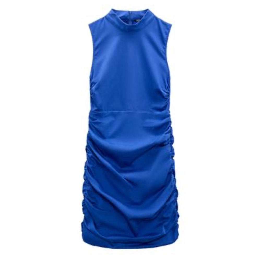 ZARA | Stretch poplin dress